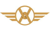 Venture North Logo gold and white